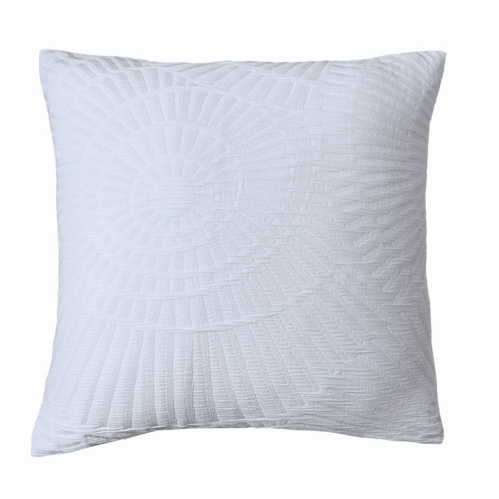 Byron White Cushion 43 x 43cm by Bianca