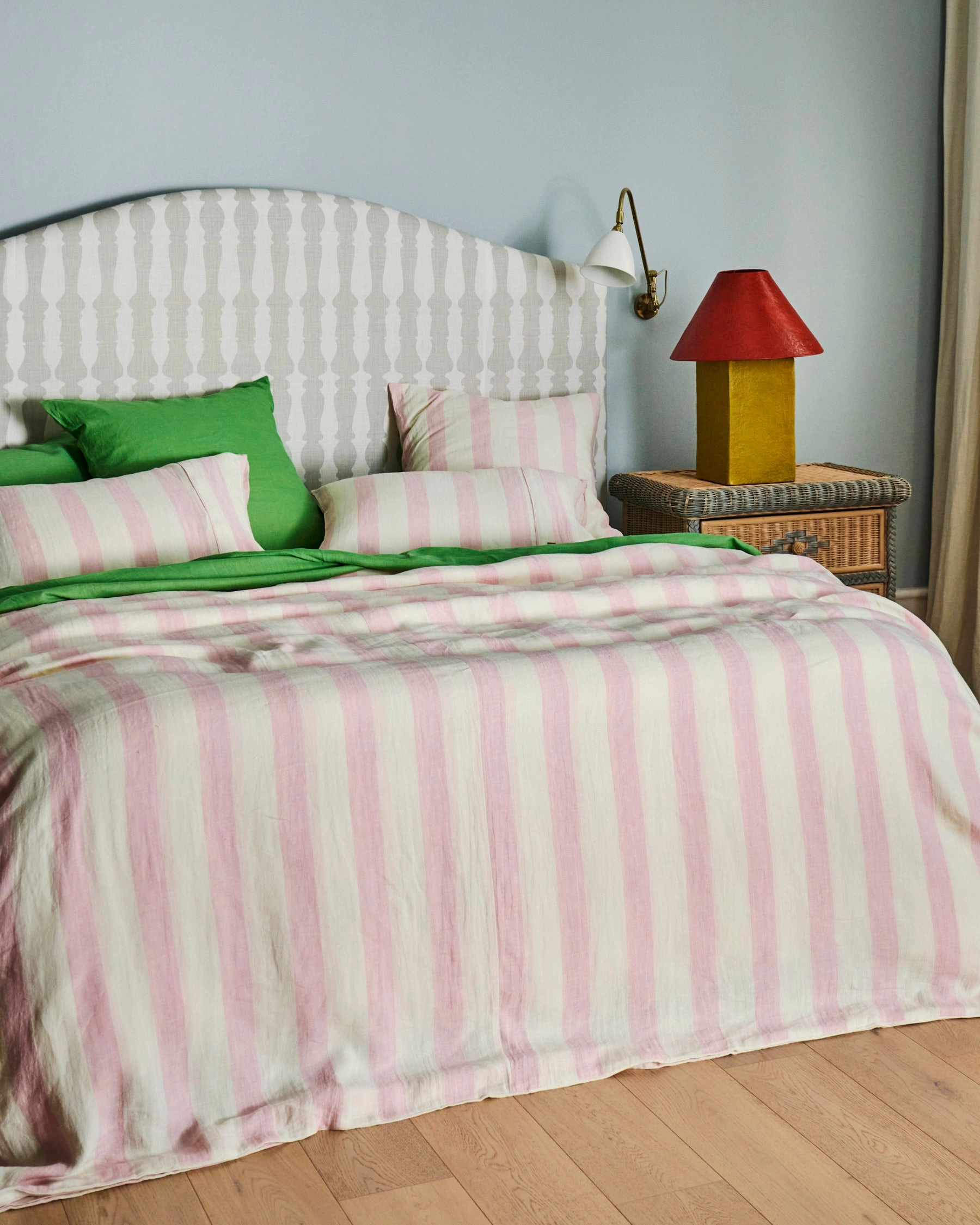 Candy Stripe Linen Pillowcases