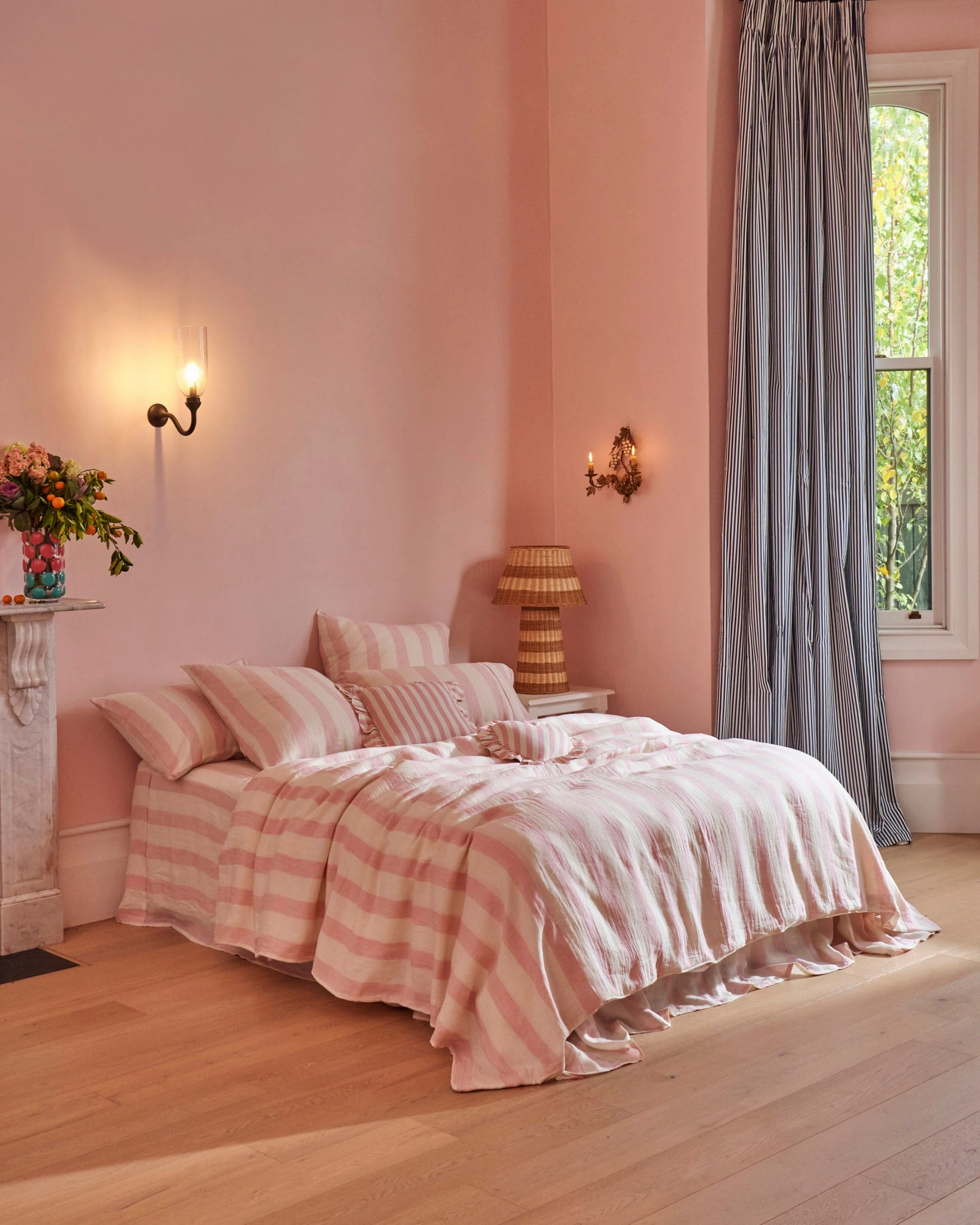 Candy Stripe Linen Pillowcases