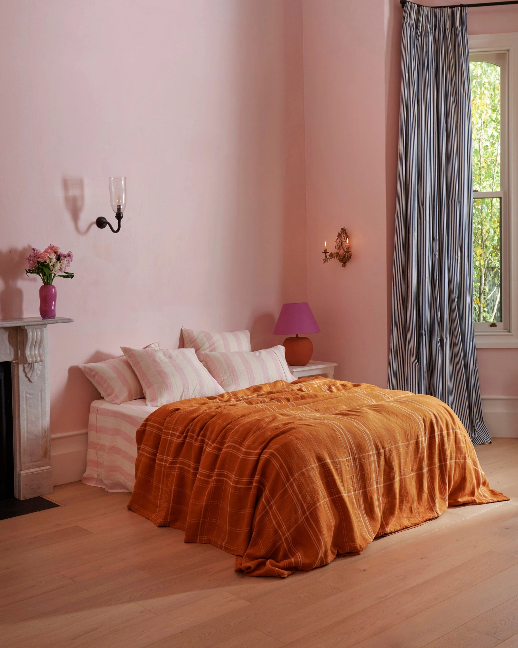 Candy Stripe Linen Pillowcases