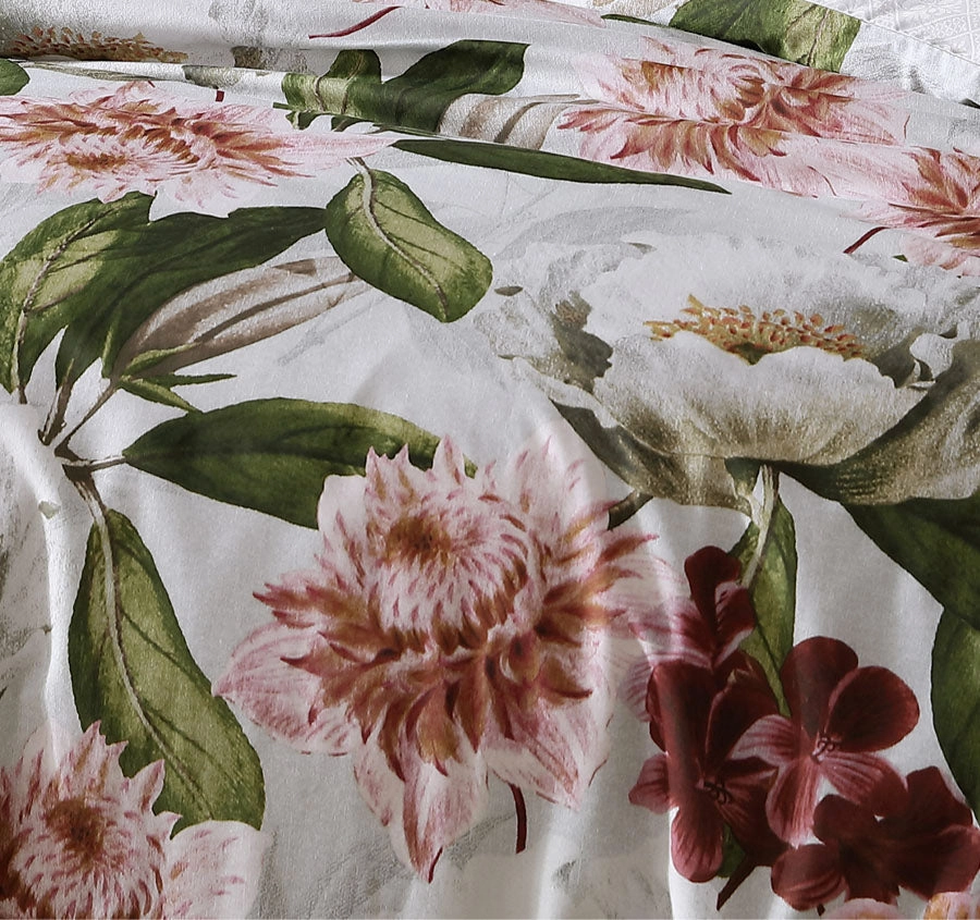 Charming Quilt Cover Set Range Blush
