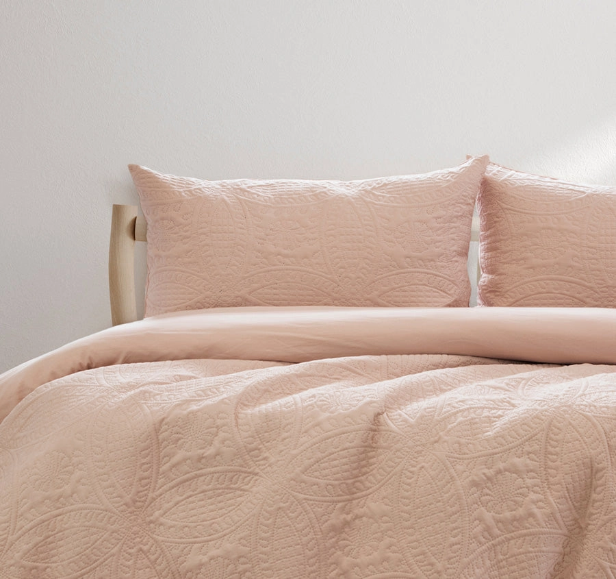 Chateau Quilt Cover Set Range Cinnamon