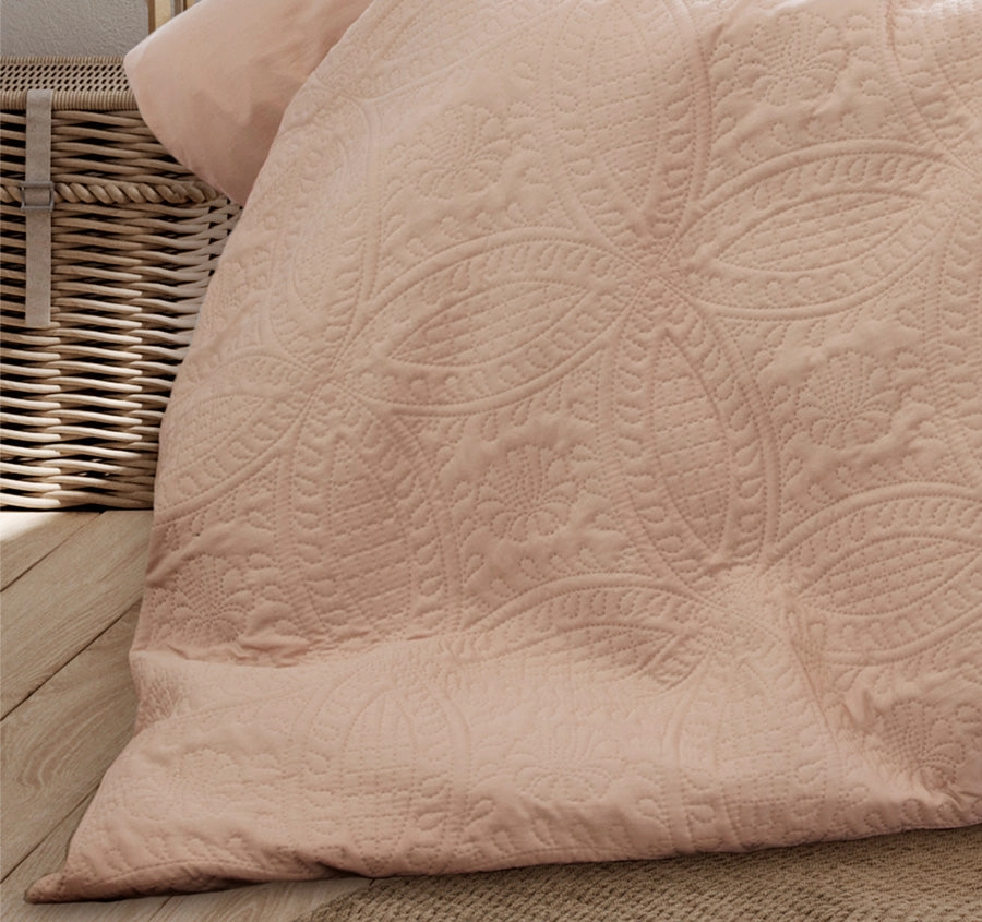 Chateau Quilt Cover Set Range Cinnamon