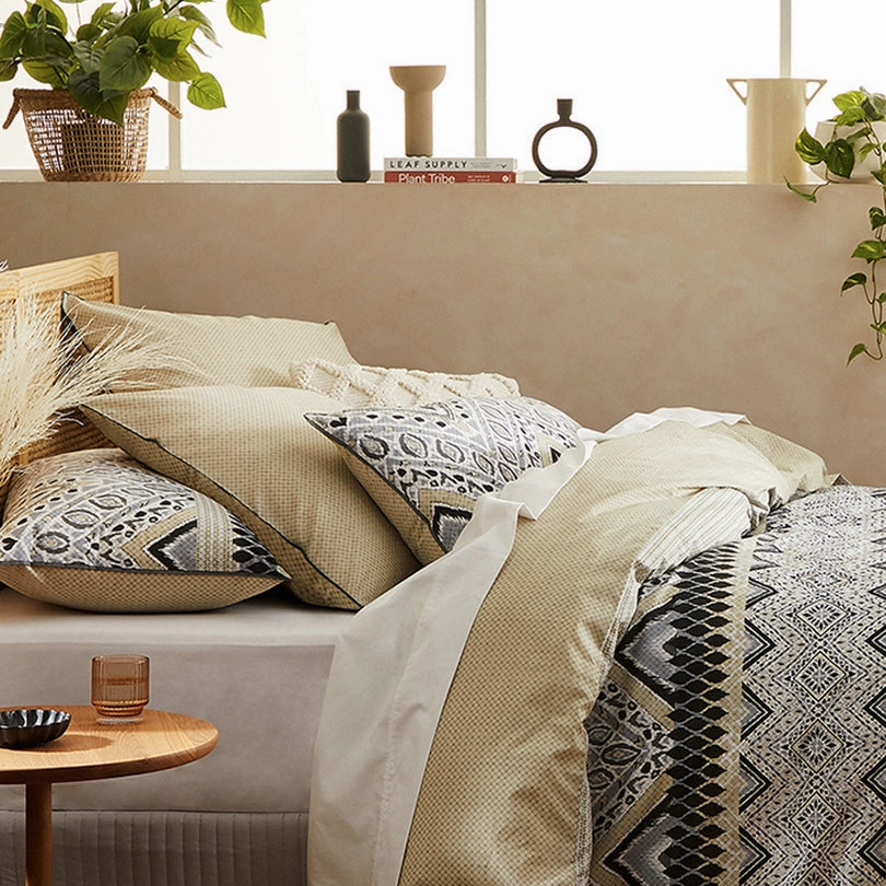 Chayton Linen Quilt Cover Set by Logan & Mason