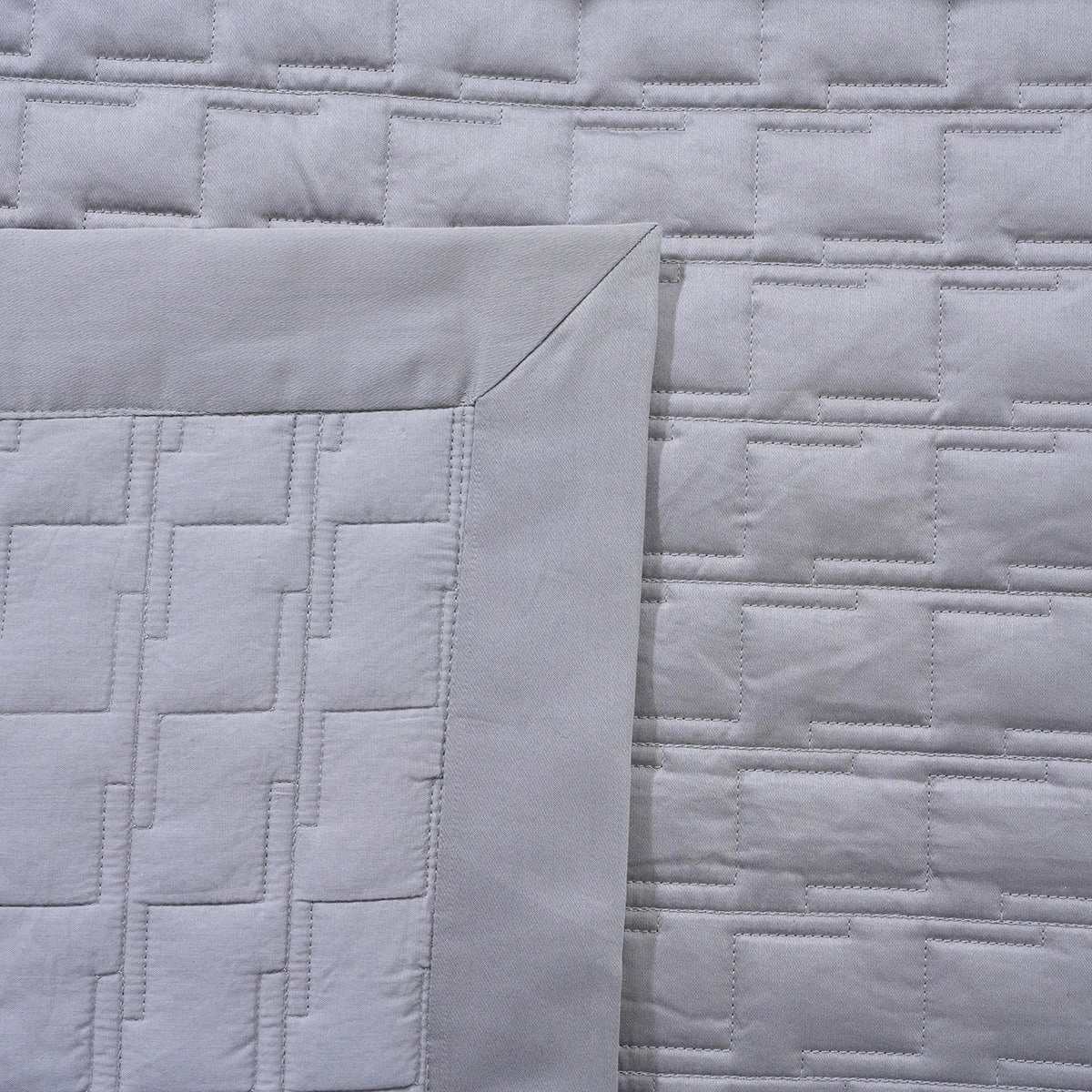 Chester Luxica Shark Skin 11PC Quilt/Quilted Bed Cover Set