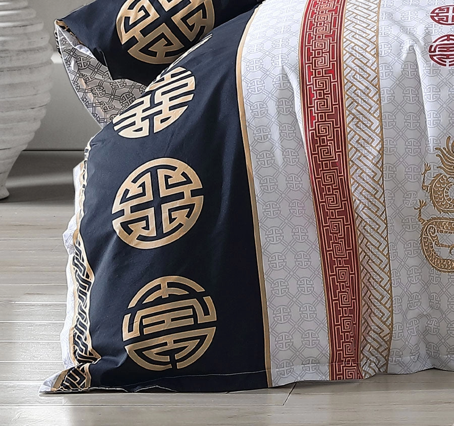 Chiaki Quilt Cover Set Range White
