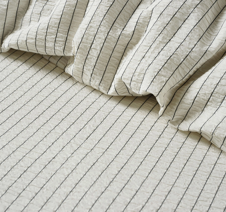 Chiltern Quilt Cover Set Range Vanilla