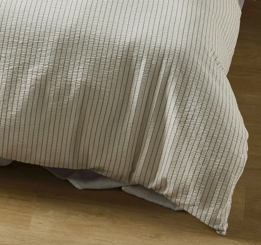 Chiltern Quilt Cover Set Range Vanilla