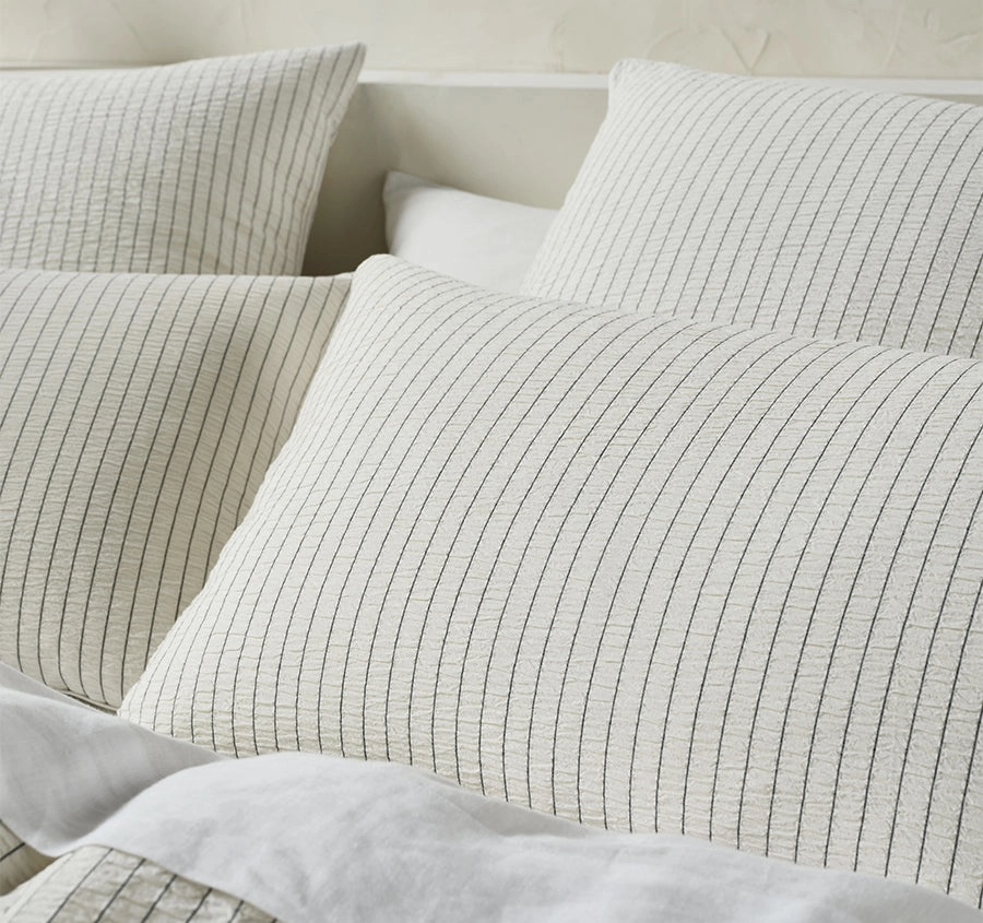 Chiltern Quilt Cover Set Range Vanilla