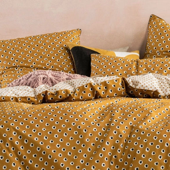 Cleopatra Chai Quilt Cover Set by Linen House