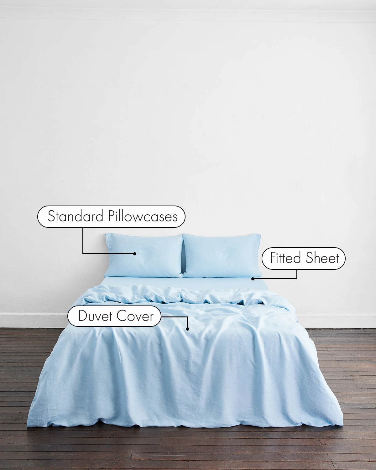 Coast 100% French Flax Linen Bedding Set