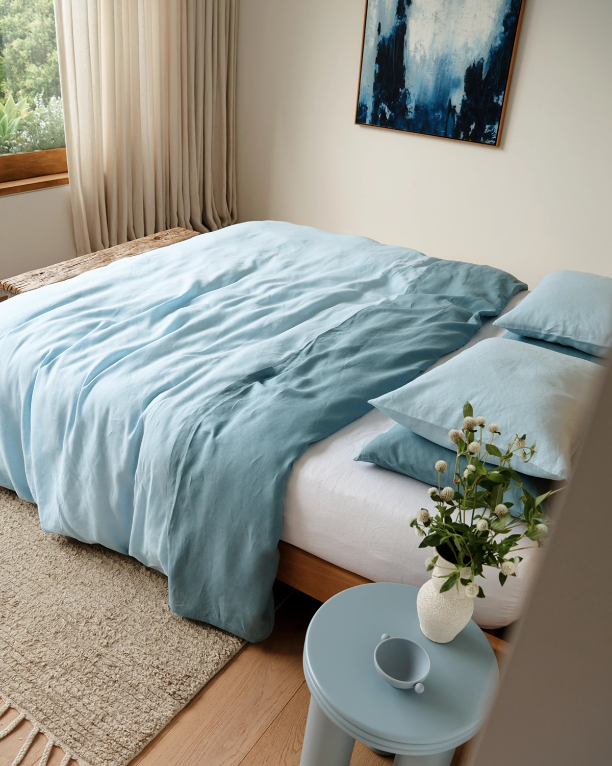Coast 100% French Flax Linen Duvet Cover Set