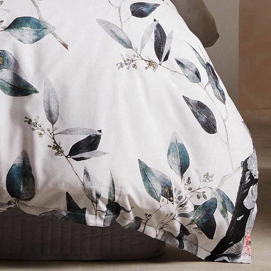 Cockatoo Black Quilt Cover Set by Logan & Mason