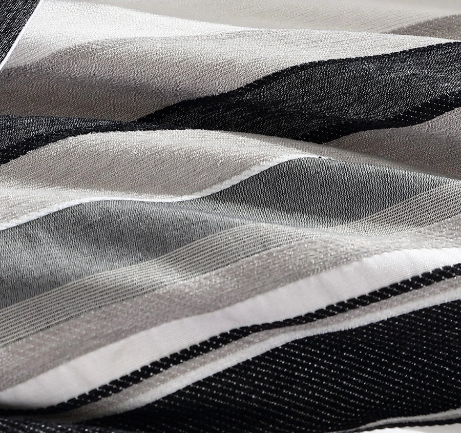Colby Quilt Cover Set Range Steel