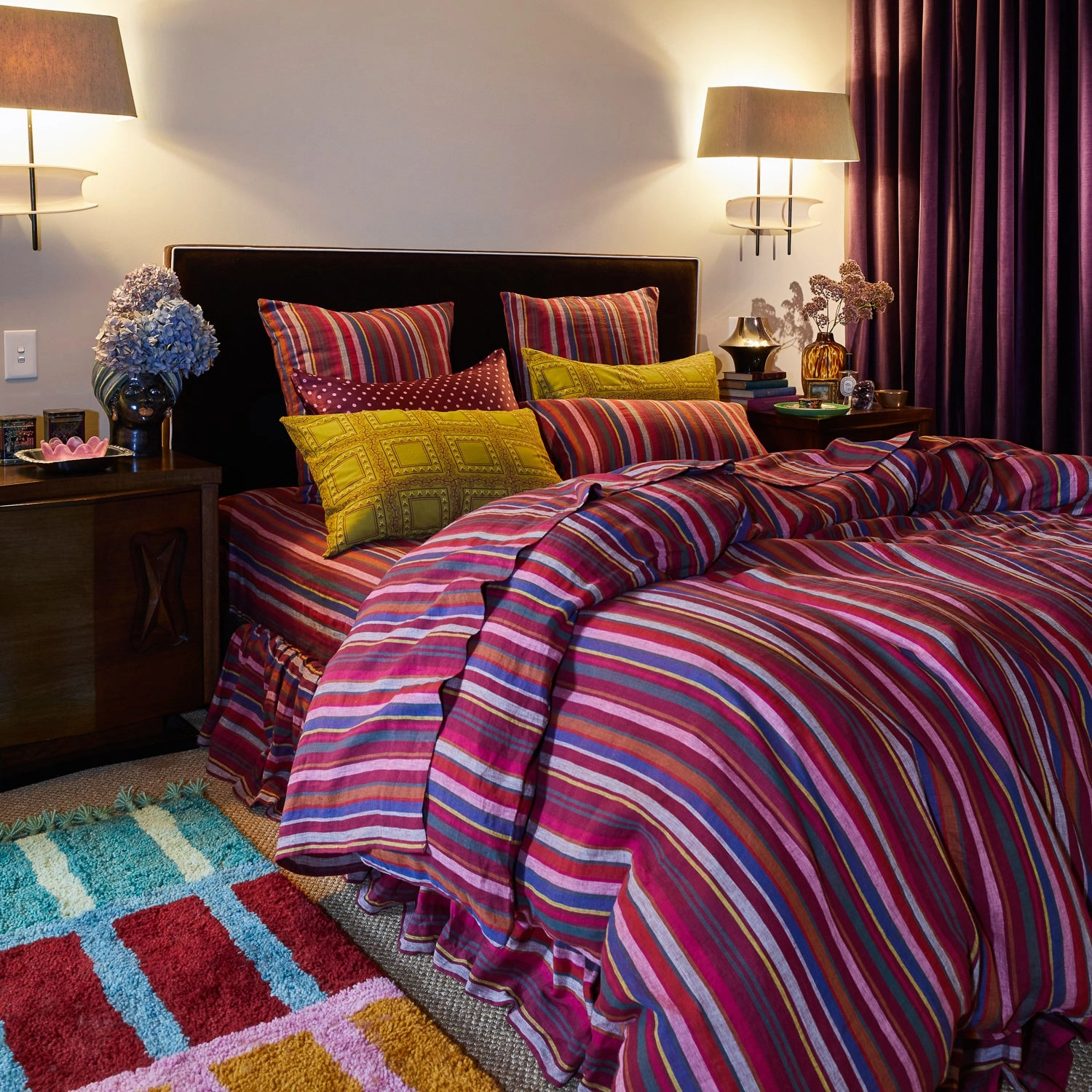 Corinne Linen Quilt Cover