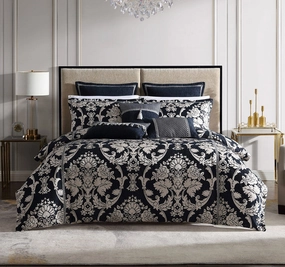 Coronet Quilt Cover Set Range Ink