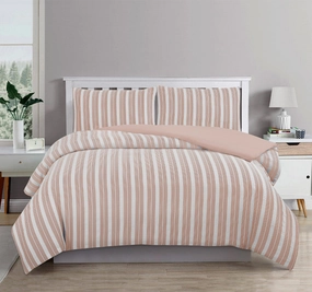 Cove Quilt Cover Set Range Rose Dust