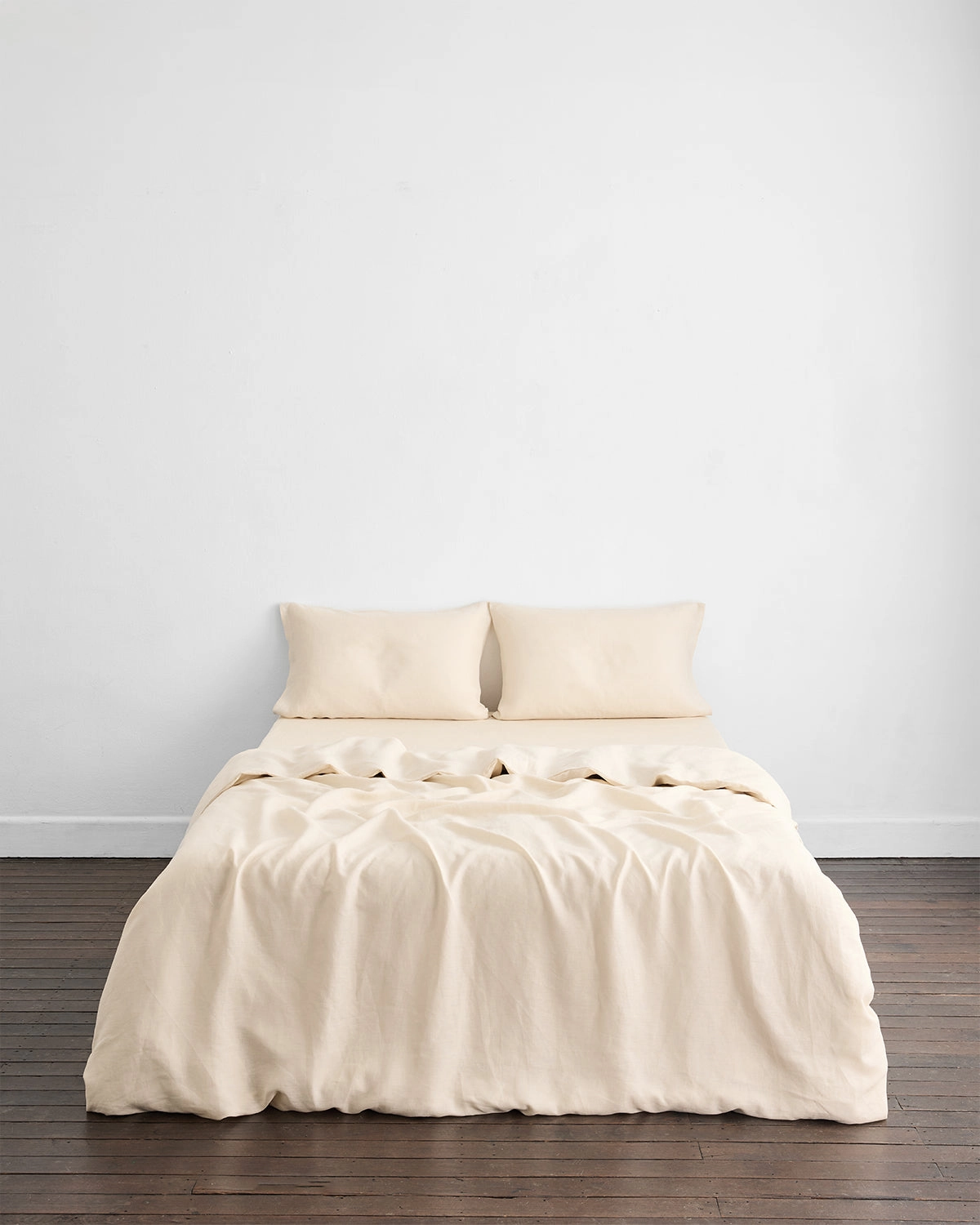 Crème 100% French Flax Linen Bedding Set