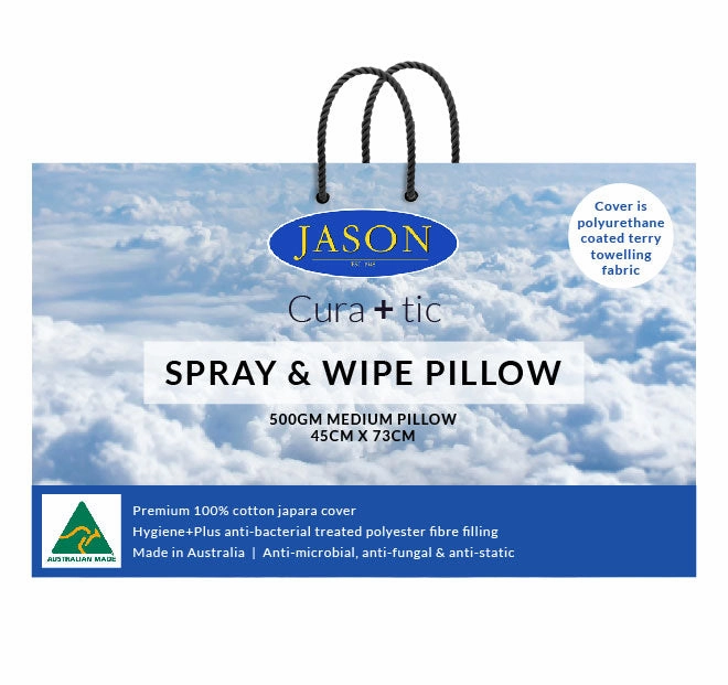Cura tic Spray n Wipe Medium Pillow