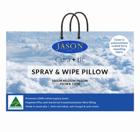 Cura tic Spray n Wipe Medium Pillow