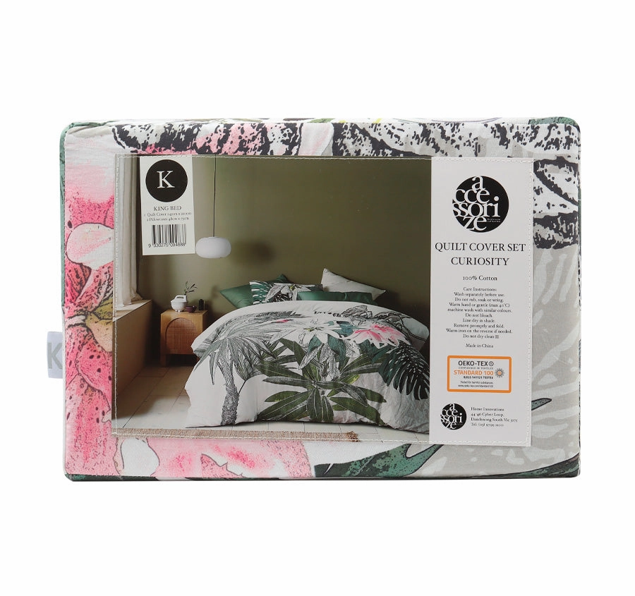 Curiosity Quilt Cover Set Range Multi