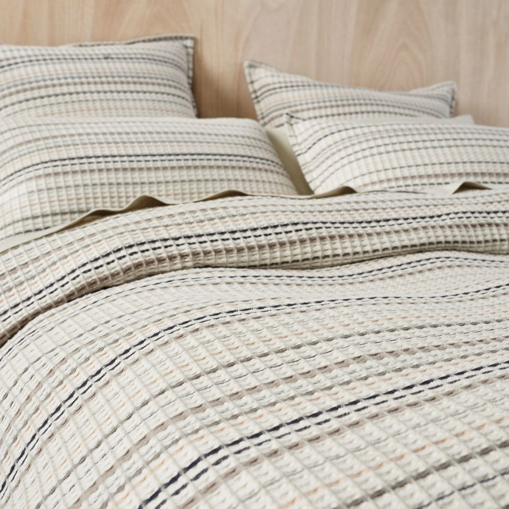 Dana Mushroom Quilt Cover Set by Linen House