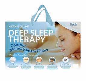 Deep Sleep Therapy Memory Foam Contour Pillow
