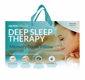 Deep Sleep Therapy Memory Foam Standard Pillow Firm Medium