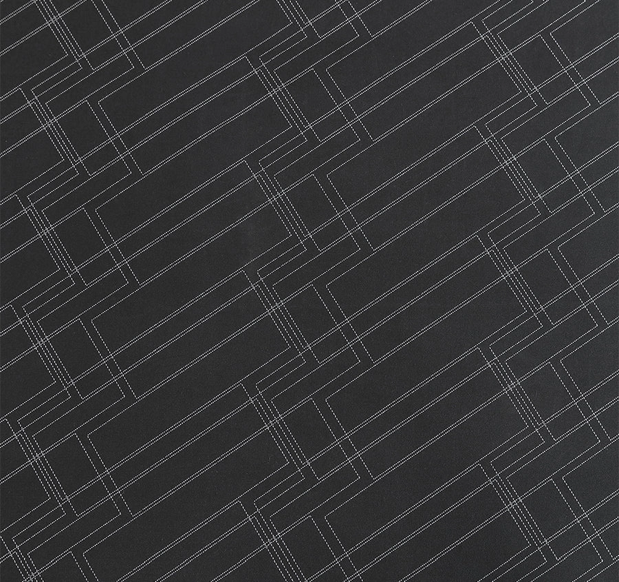 Diagonal Stitch Quilt Cover Set Range Black