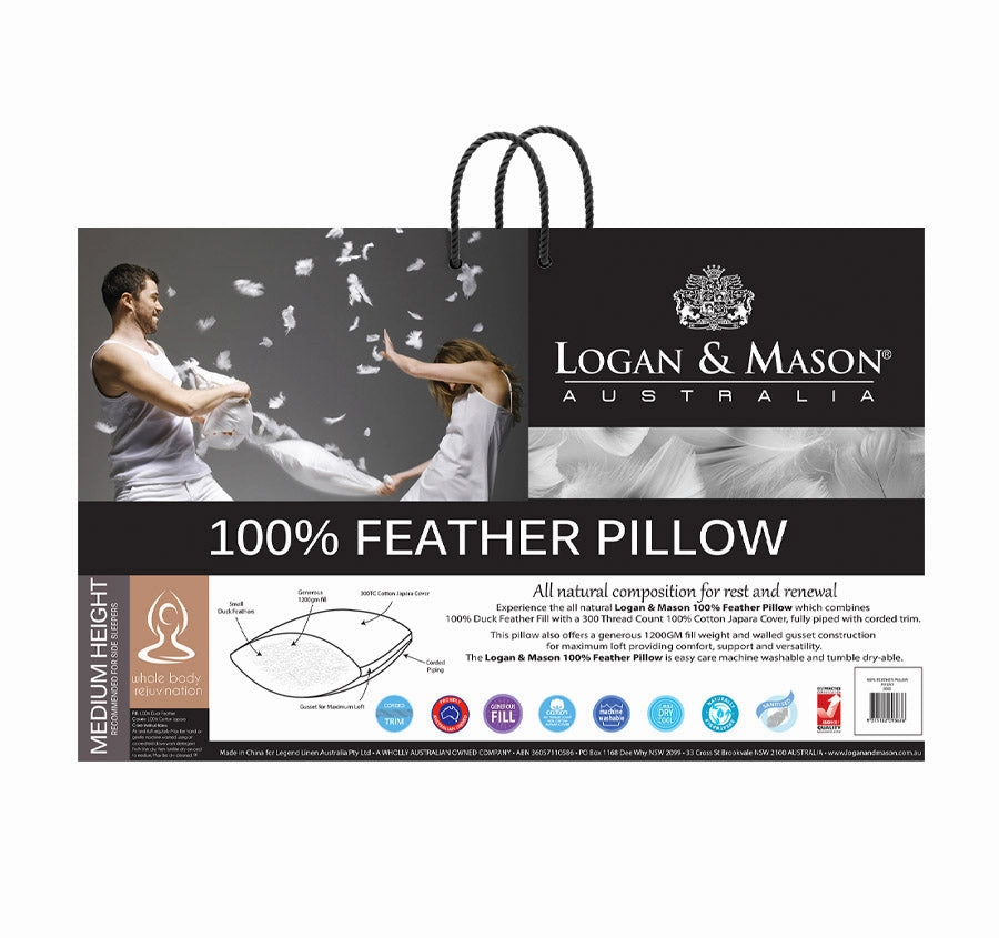Duck Feather 1200g Standard Pillow