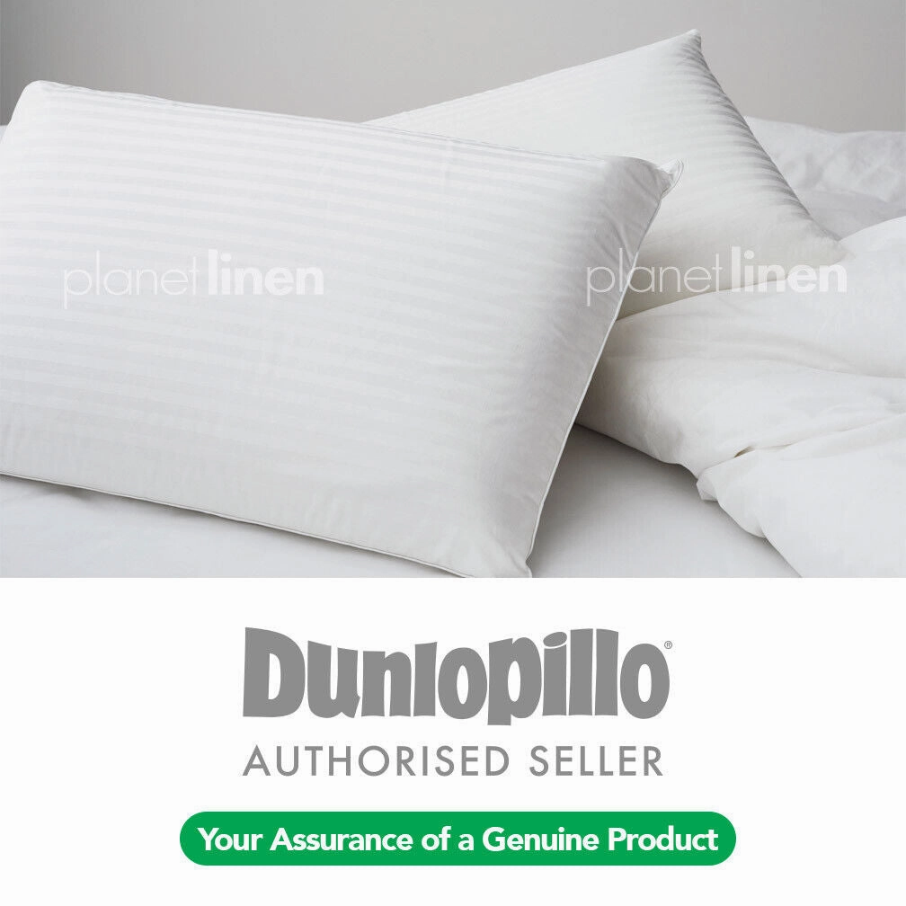 Dunlopillo Classic 2 Pack Genuine Luxurious Talalay Latex Medium Profile & Feel Pillows