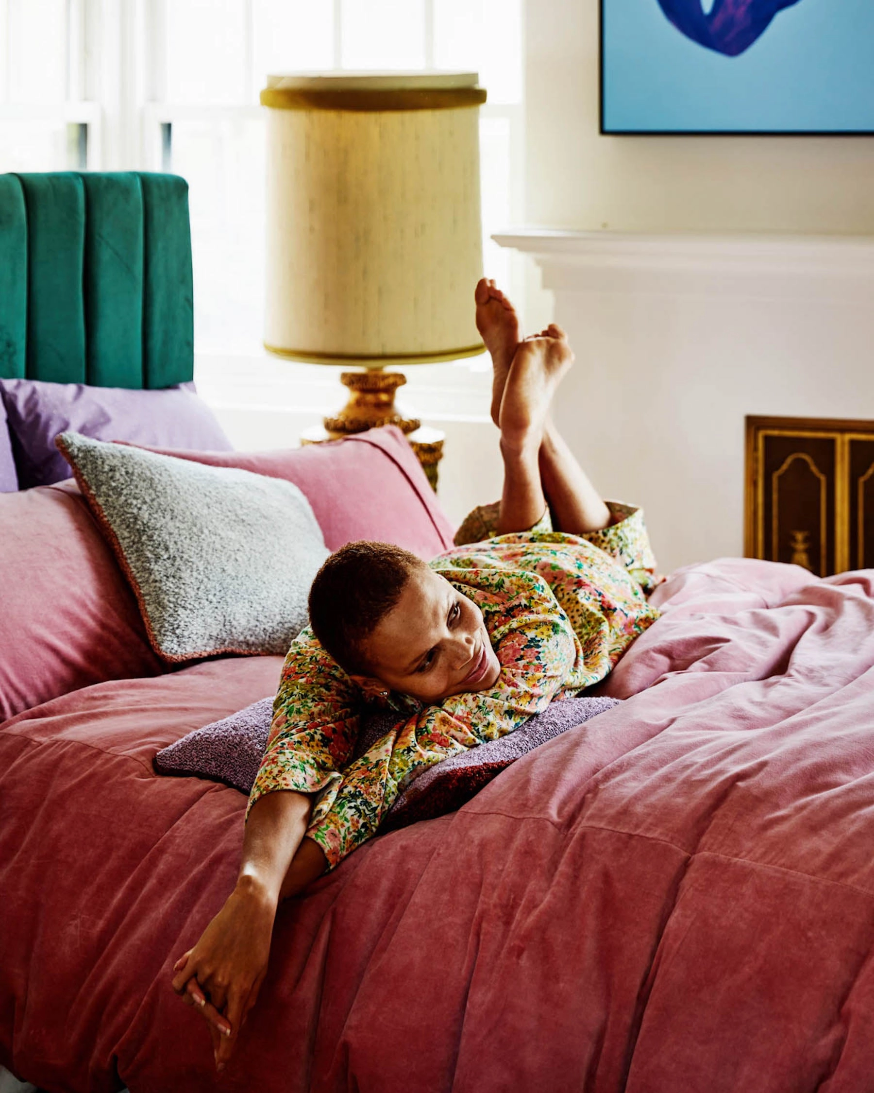 Dusty Rose Velvet Pillowcases