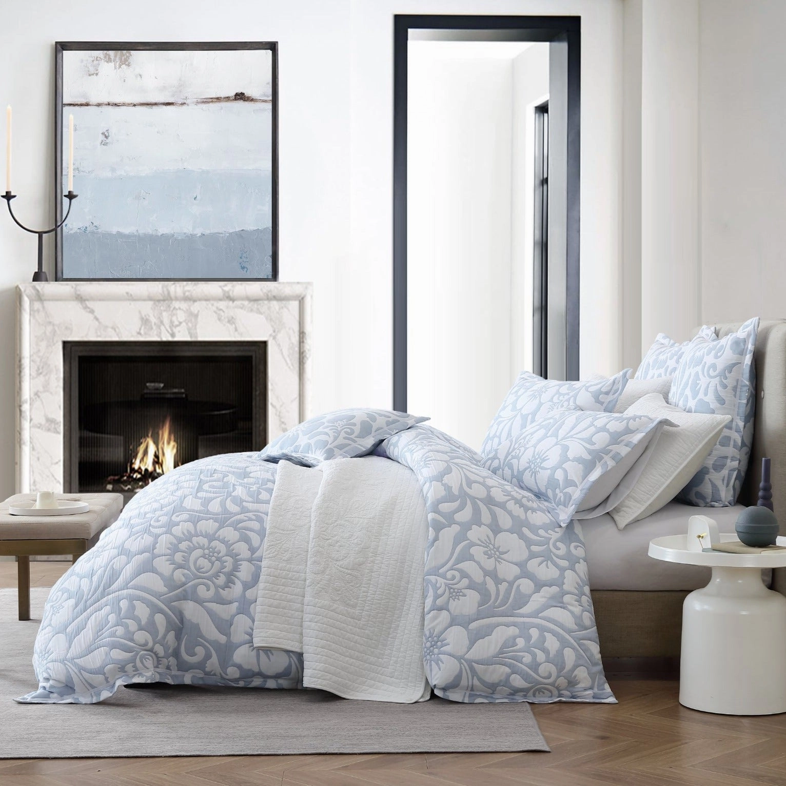 Eleanor Sky Quilt Cover Set by Private Collection