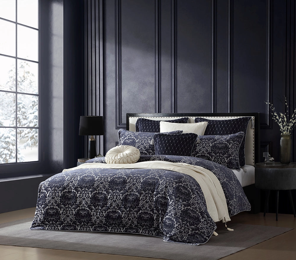 Esmeralda Ink Square Cushion Pillowcase by Davinci