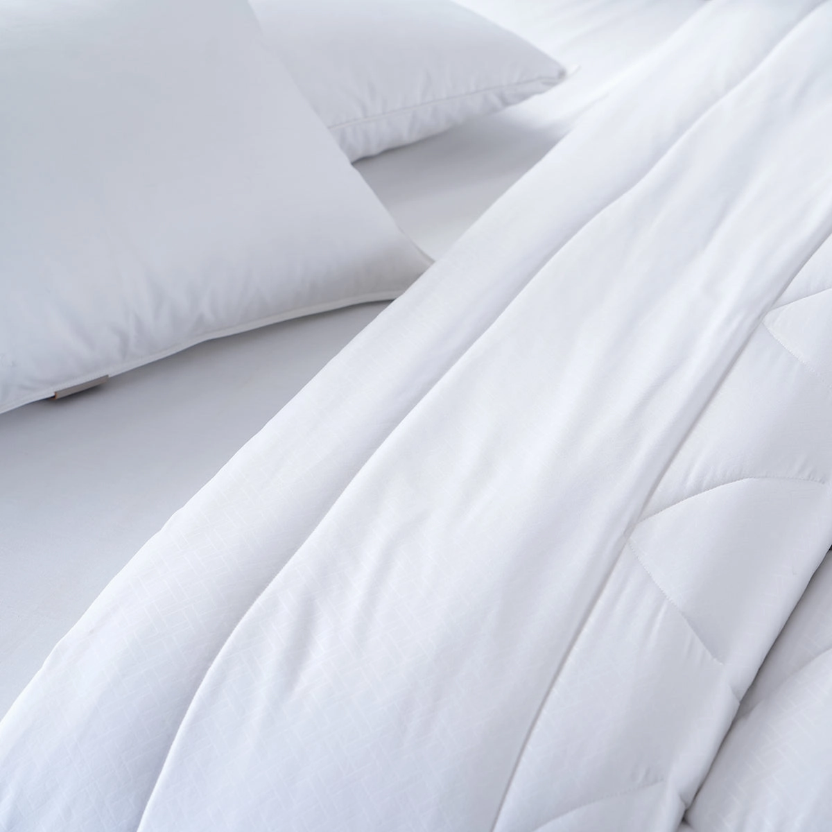 Essentials Ravel Solid White 1PC Duvet