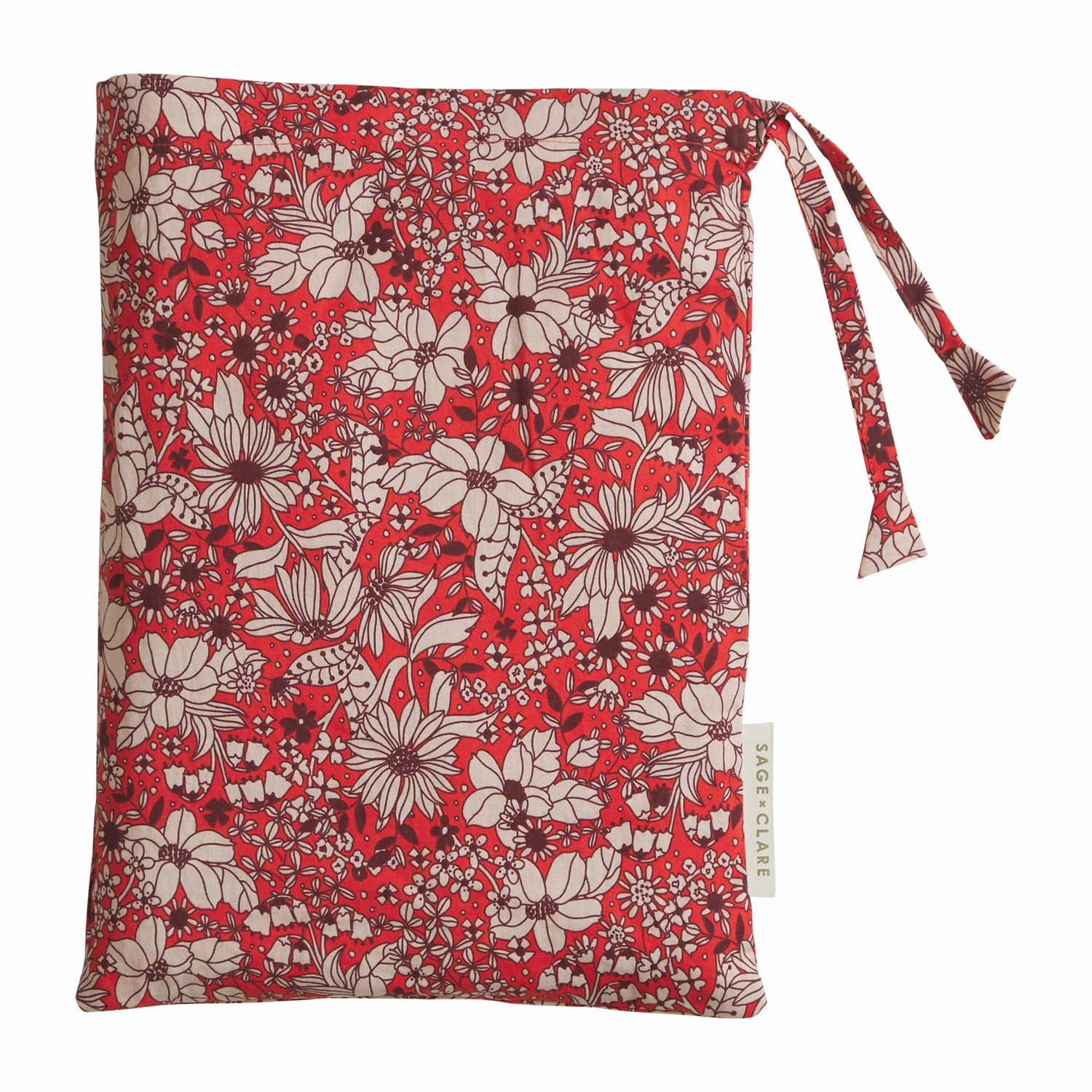 Evette Cotton Quilt Cover - Scarlet