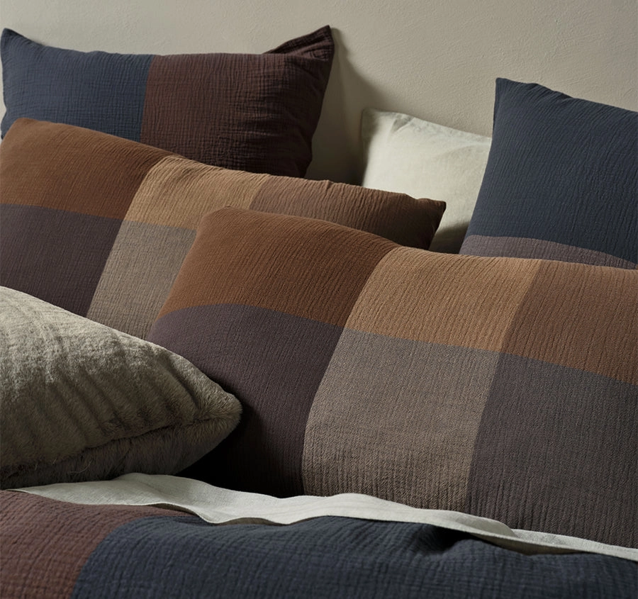 Fletcher Quilt Cover Set Range Chestnut