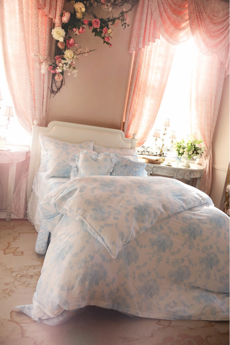 Floral Cotton Sateen Sheet Set