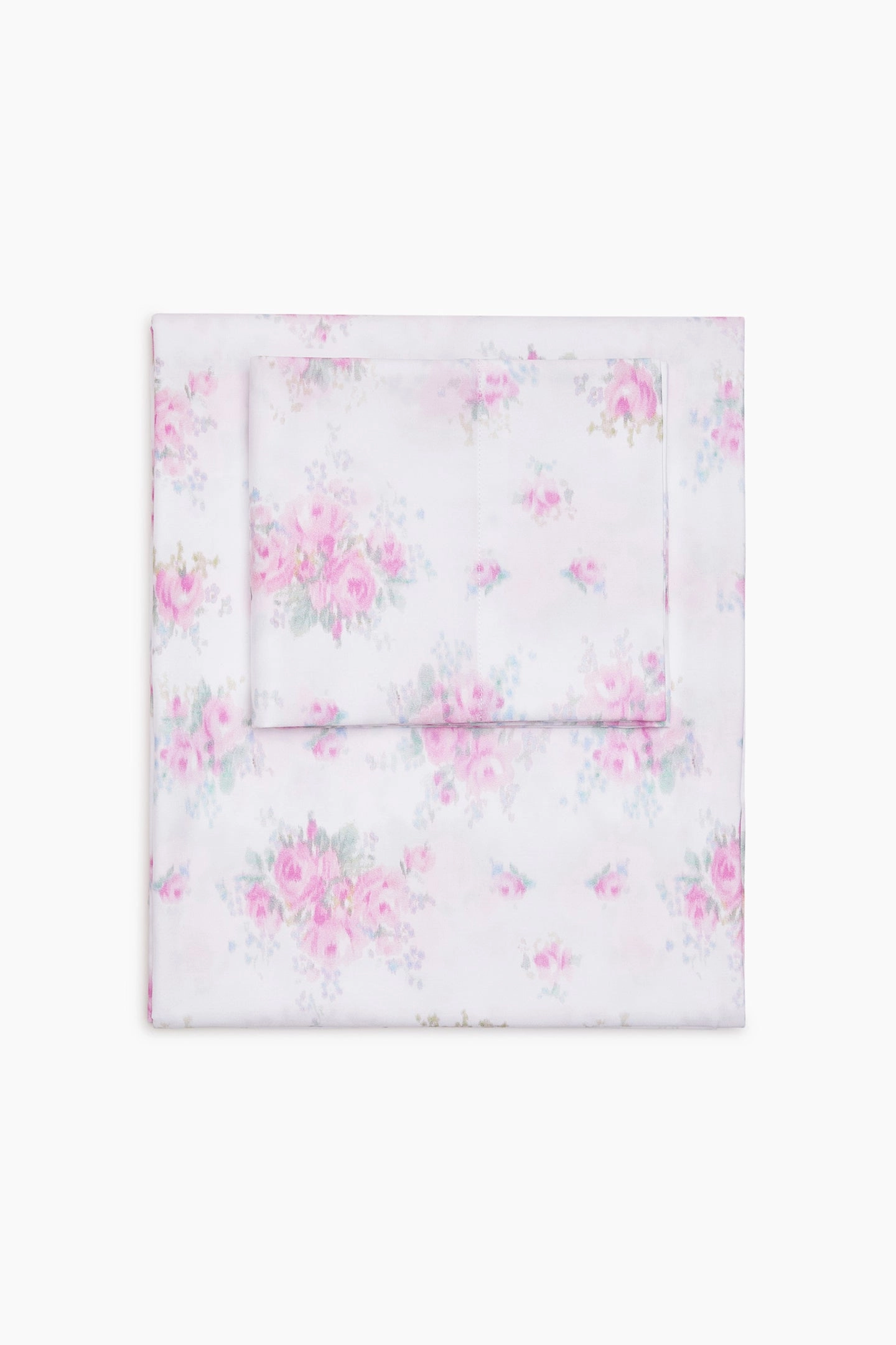 Floral Cotton Sateen Sheet Set