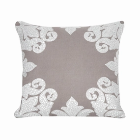 Florence Chain Stitch Embroidered Cushion Cover