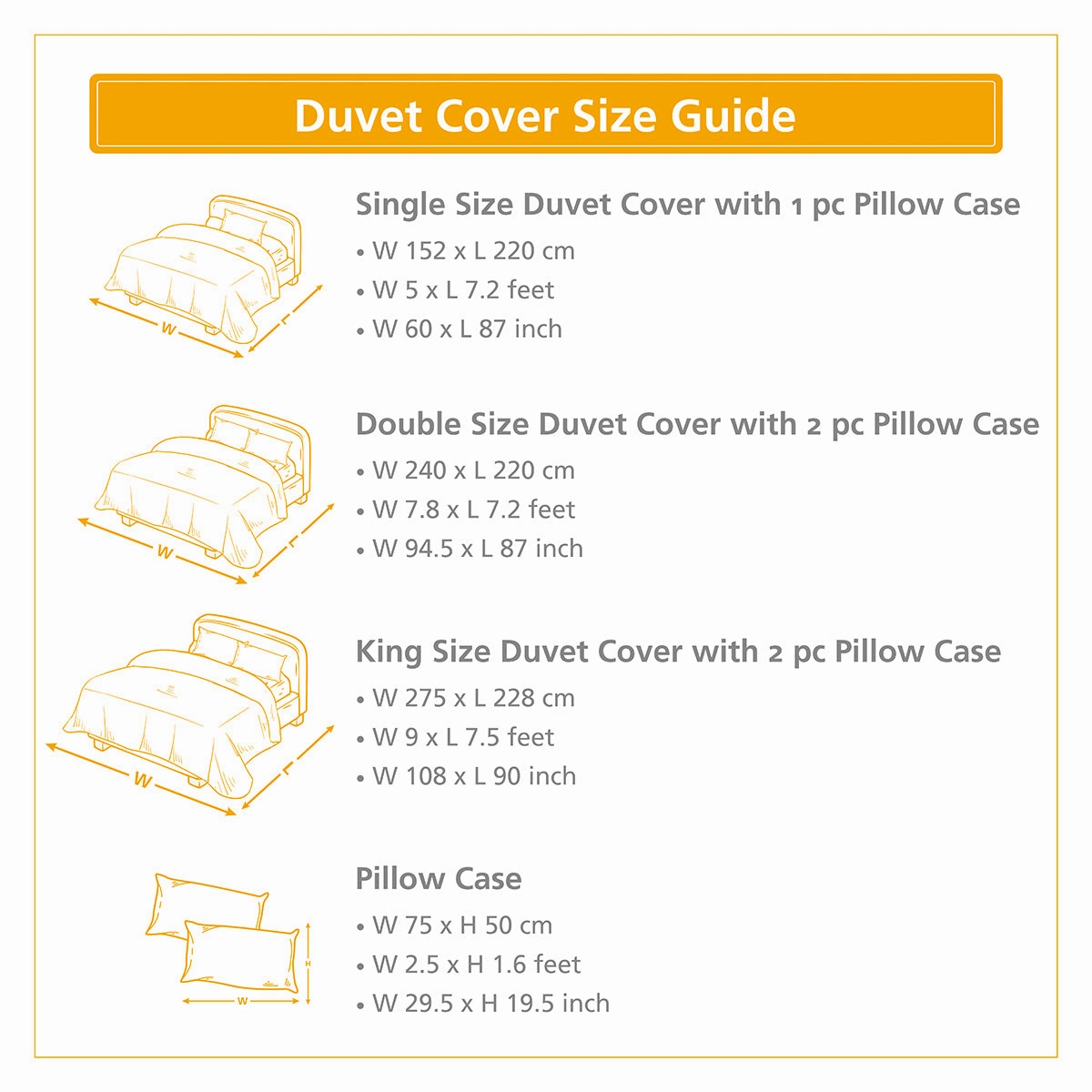 Folklore Transition Ombre Bonanza 100%Cotton Print Single Duvet Cover with Pillow Case