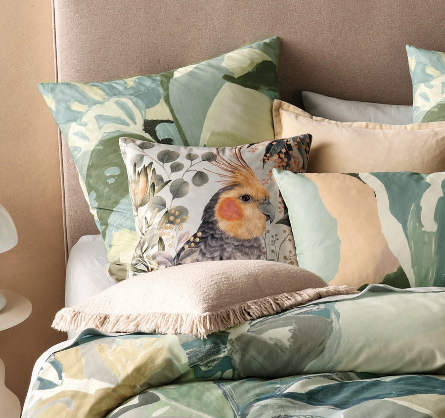Foresta Quilt Cover Set Range Green