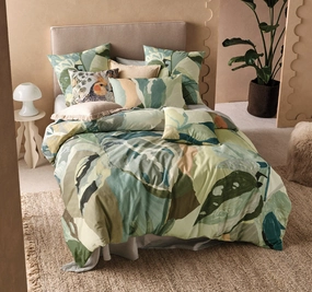 Foresta Quilt Cover Set Range Green