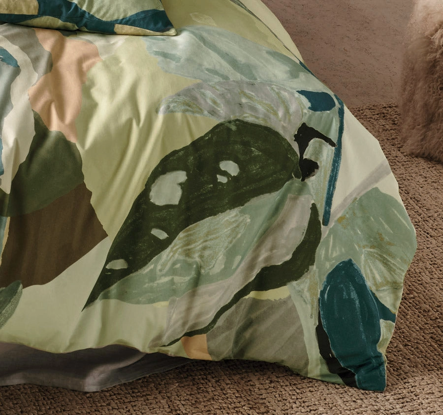 Foresta Quilt Cover Set Range Green