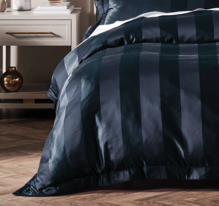 Francesco Quilt Cover Set Range Navy