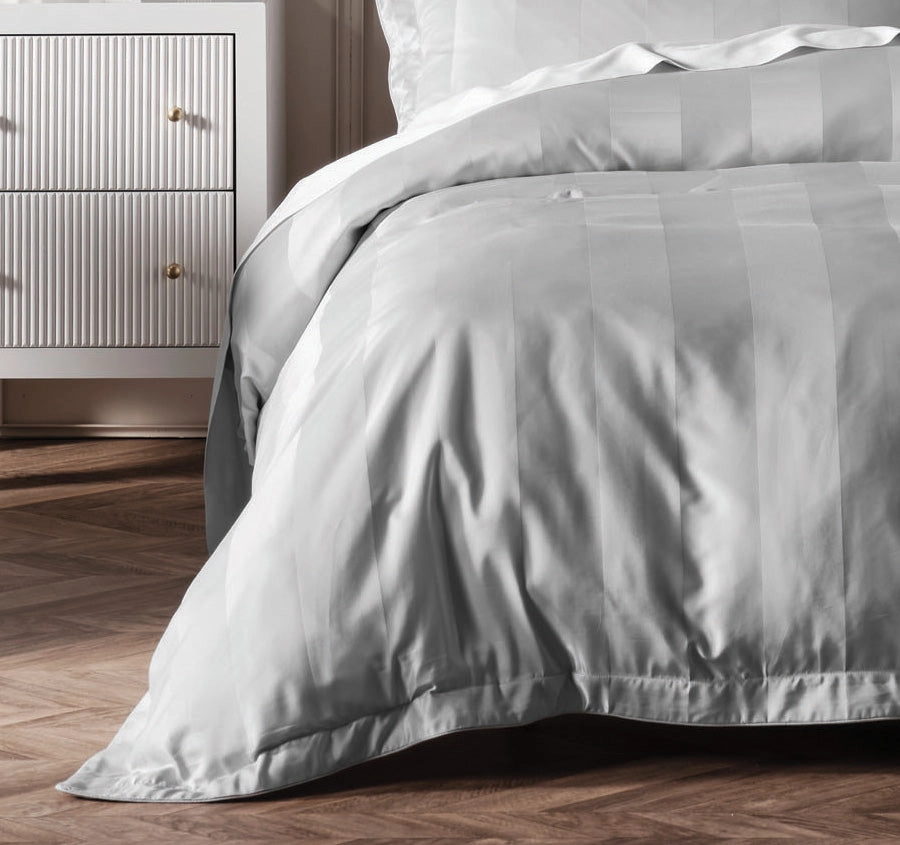 Francesco Quilt Cover Set Range Silver