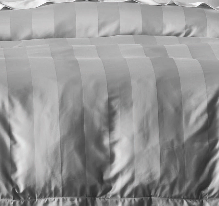 Francesco Quilt Cover Set Range Silver