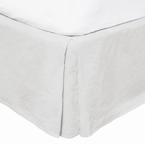 French Flax Linen Valance Ivory by Bambury