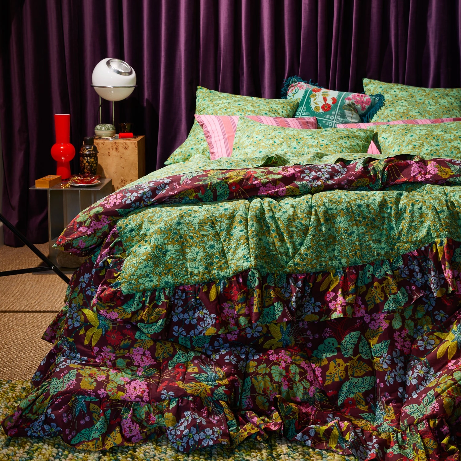 Genevieve Ruffle Bedcover
