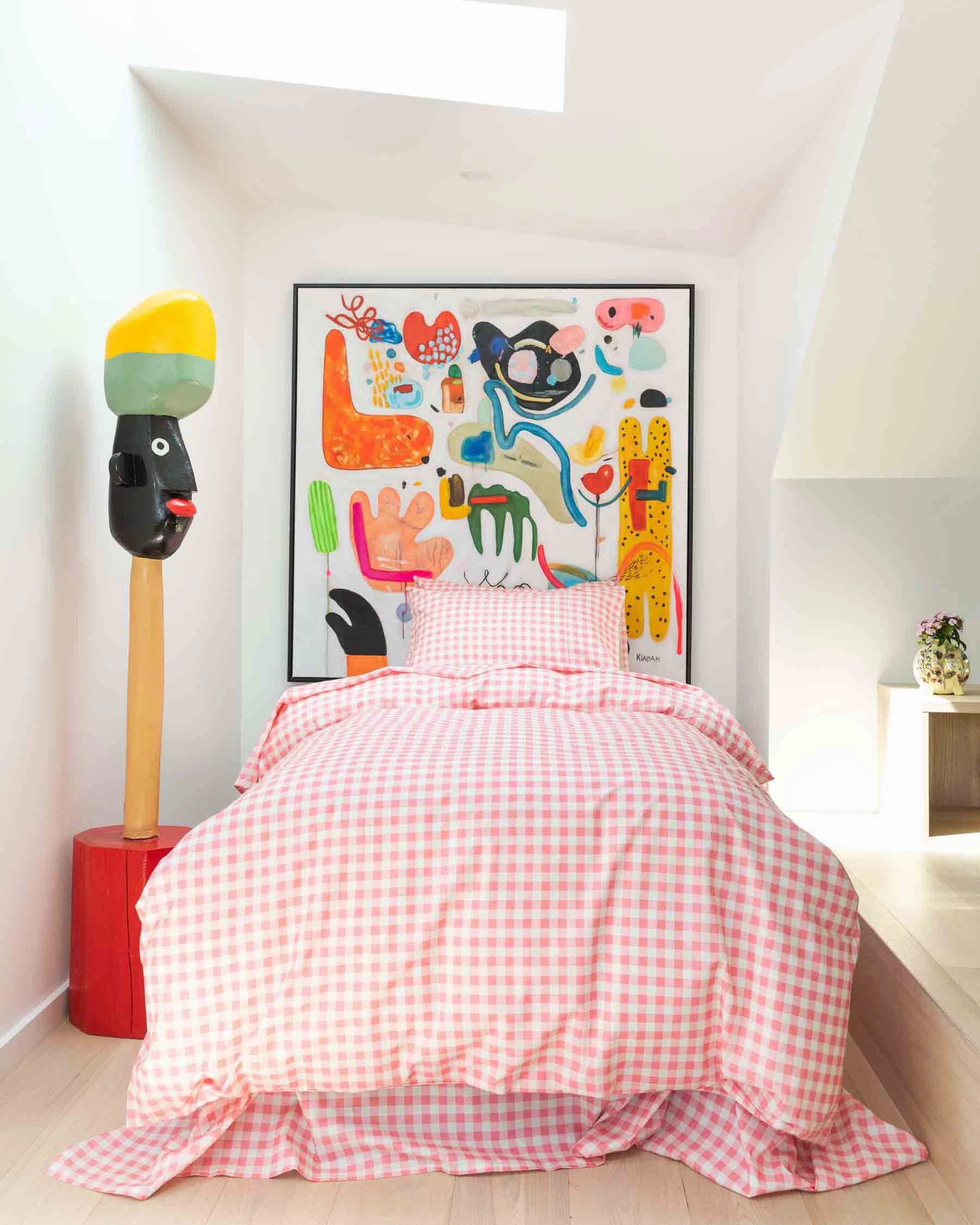 Gingham Candy Organic Cotton Quilt Cover (US)